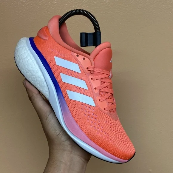 Adidas Supernova 2 Running Sneakers “Coral Fusion / Cloud White / Beam Pink”